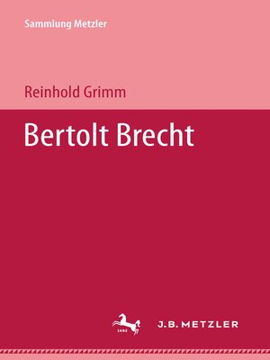 cover image of Bertolt Brecht